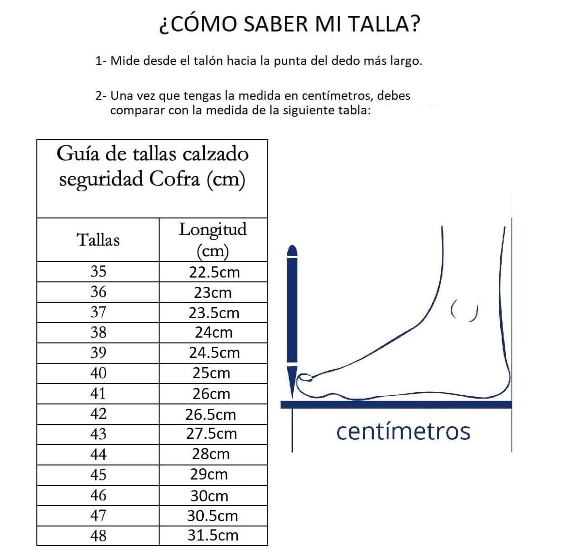 Zapatos de seguridad online talla 48